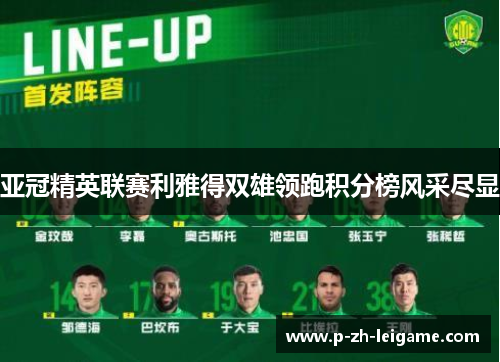 亚冠精英联赛利雅得双雄领跑积分榜风采尽显